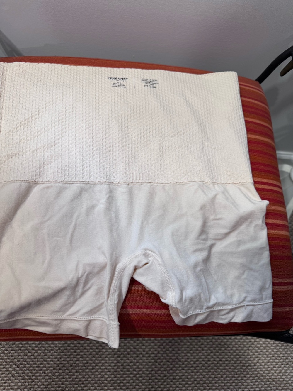 Nine West White Shapewear Briefs with Subtle Logo - Picture 4 of 7